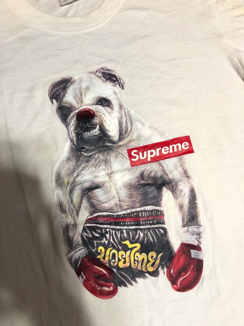 Supreme pug shirt hot sale