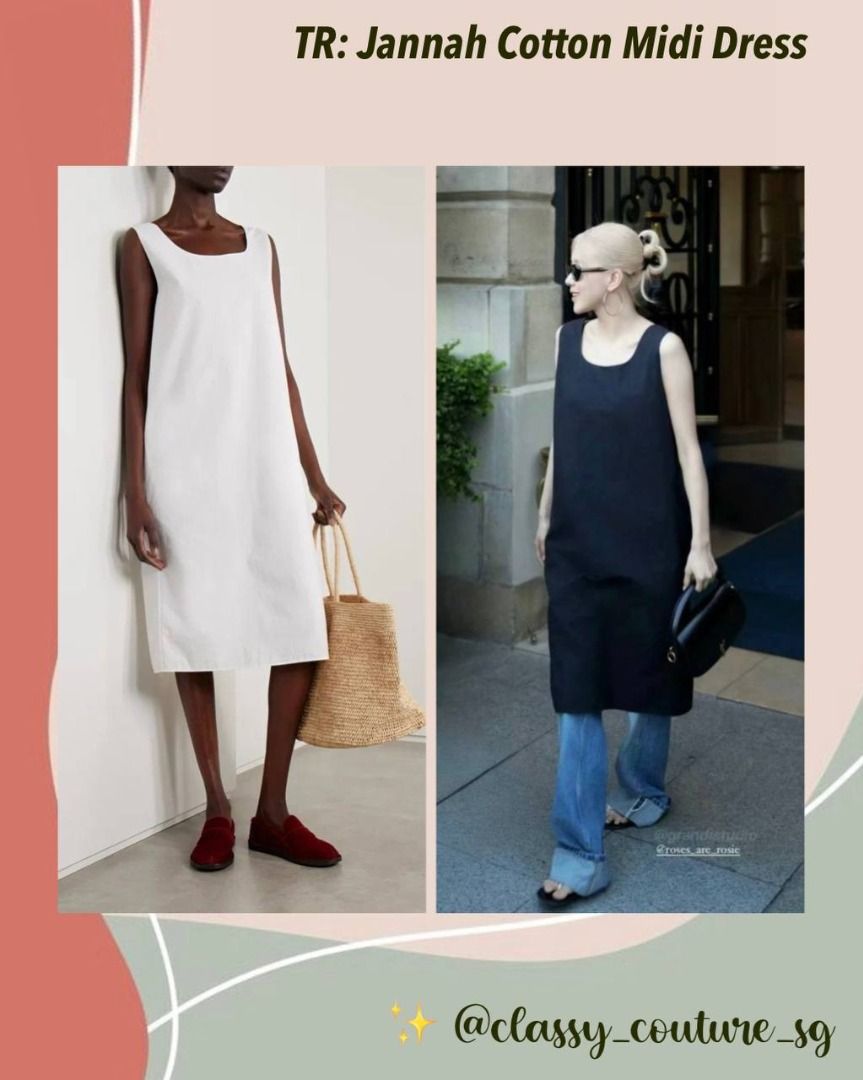 The Row Jannah Cotton Midi Dress, Women 