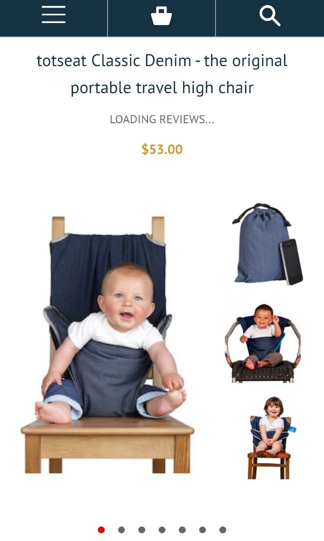 Totseat travel high chair cheap