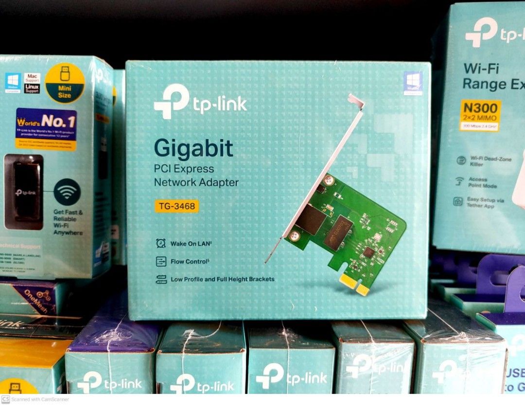 TP-Link TG-3468 Gigabit PCI Express Network Lan Ethernet Adapter (Category: Networking) located in Makati City. Submitted by slaccessoriesshop (Listing ID 1322801683, Image 1). Description: TP-Link TG-3468 Gigabit PCI Express Network Lan Ethernet Adapter ✅ SAME DAY DELIVERY ✅ We issue SALES INVOICE & Warranty Receipt ✅ We Accept BULK ORDERS ✅ ORIGINAL / BRAND NEW/ SEALED ✅ 7 days replacement for factory defect with 1 year warranty ✅ With TECH SUP