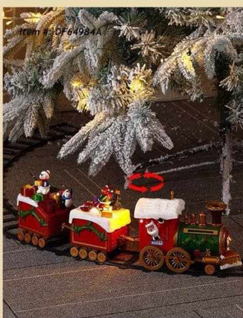 Toy Train Christmas Village (Category: Kids Toys) located in Quezon City. Submitted by thequaintshop (Listing ID 1322768838, Image 2). Description: Suitable underneath the Christmas Tree or Christmas Village table set up..