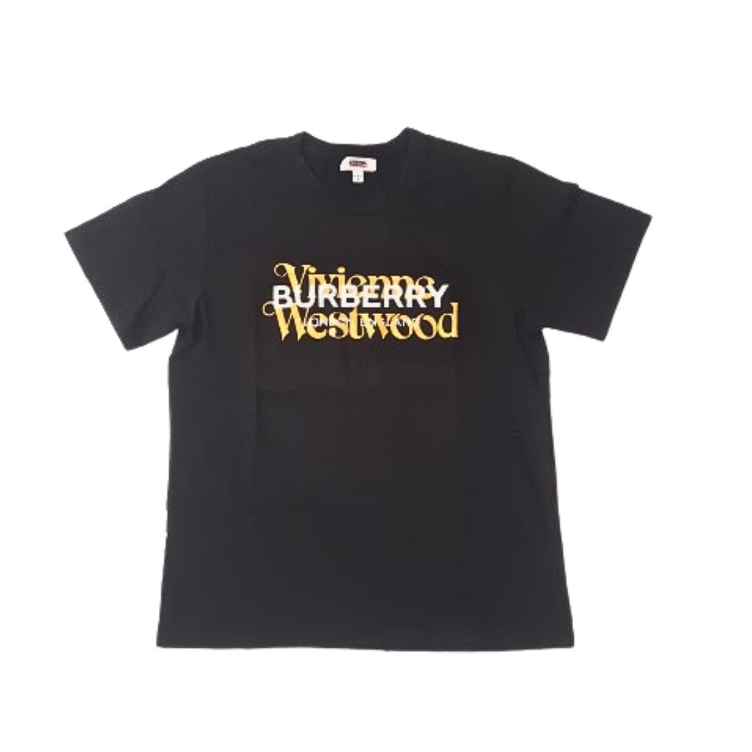Tshirt Kaos Vivienne Westwood x Burberry Men Women Preloved Original Not Gucci Supreme Hermes Balenciaga Alexander wang Michael Kors