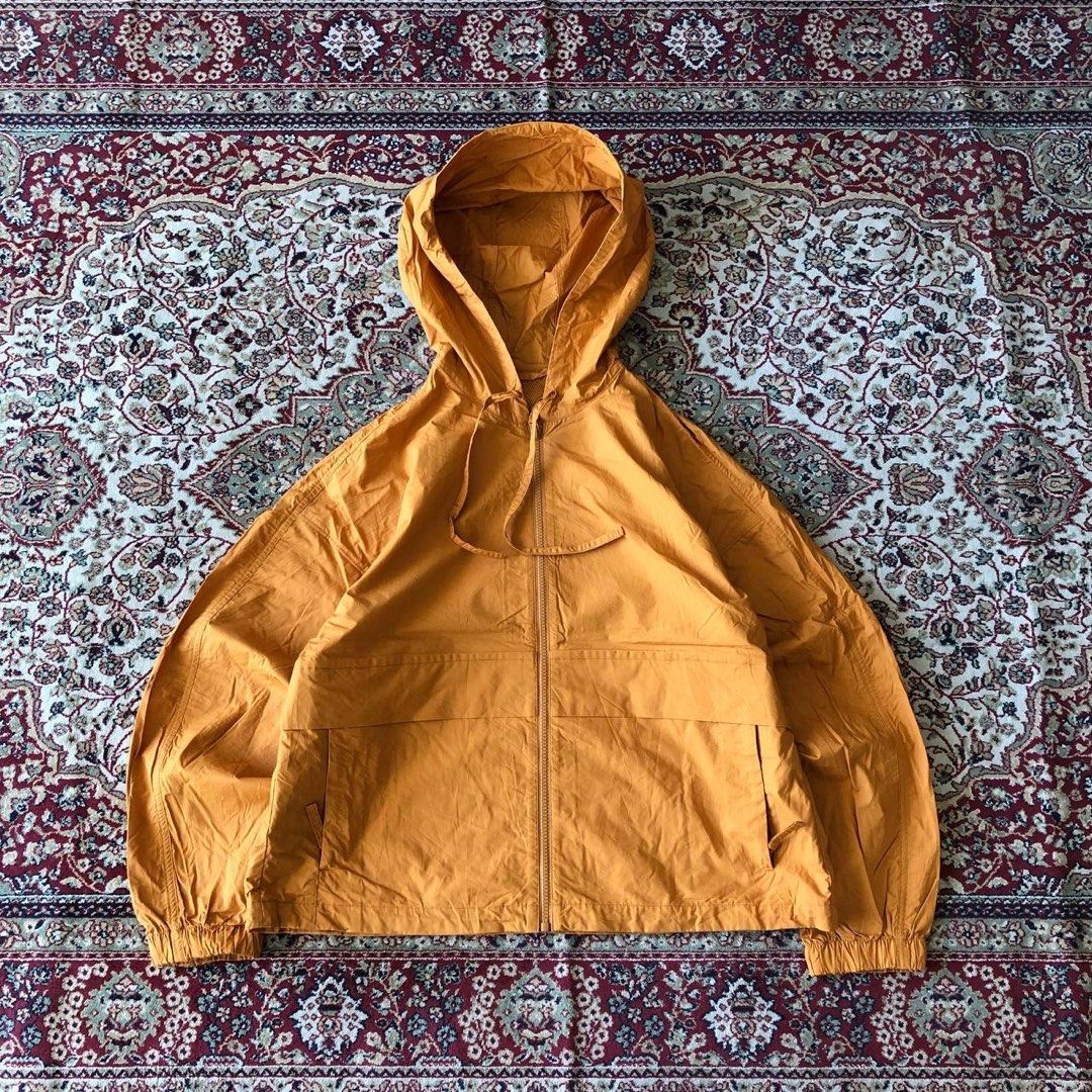 Uniqlo U cotton parka women jacket, Fesyen Wanita, Pakaian Wanita