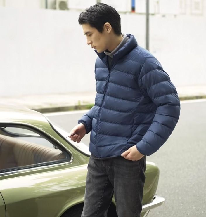 Uniqlo navy jacket sale
