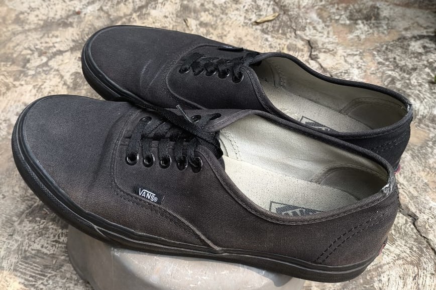 Vans authentic full black original outlet