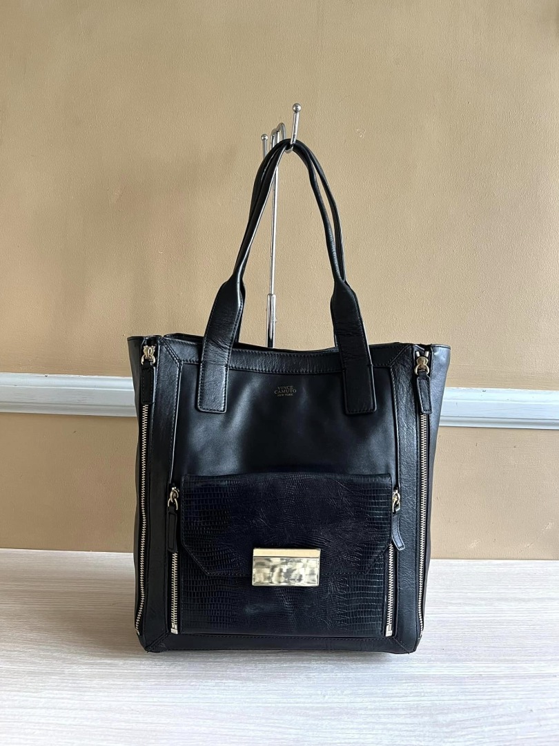 Vince camuto teri leather shoulder bag top