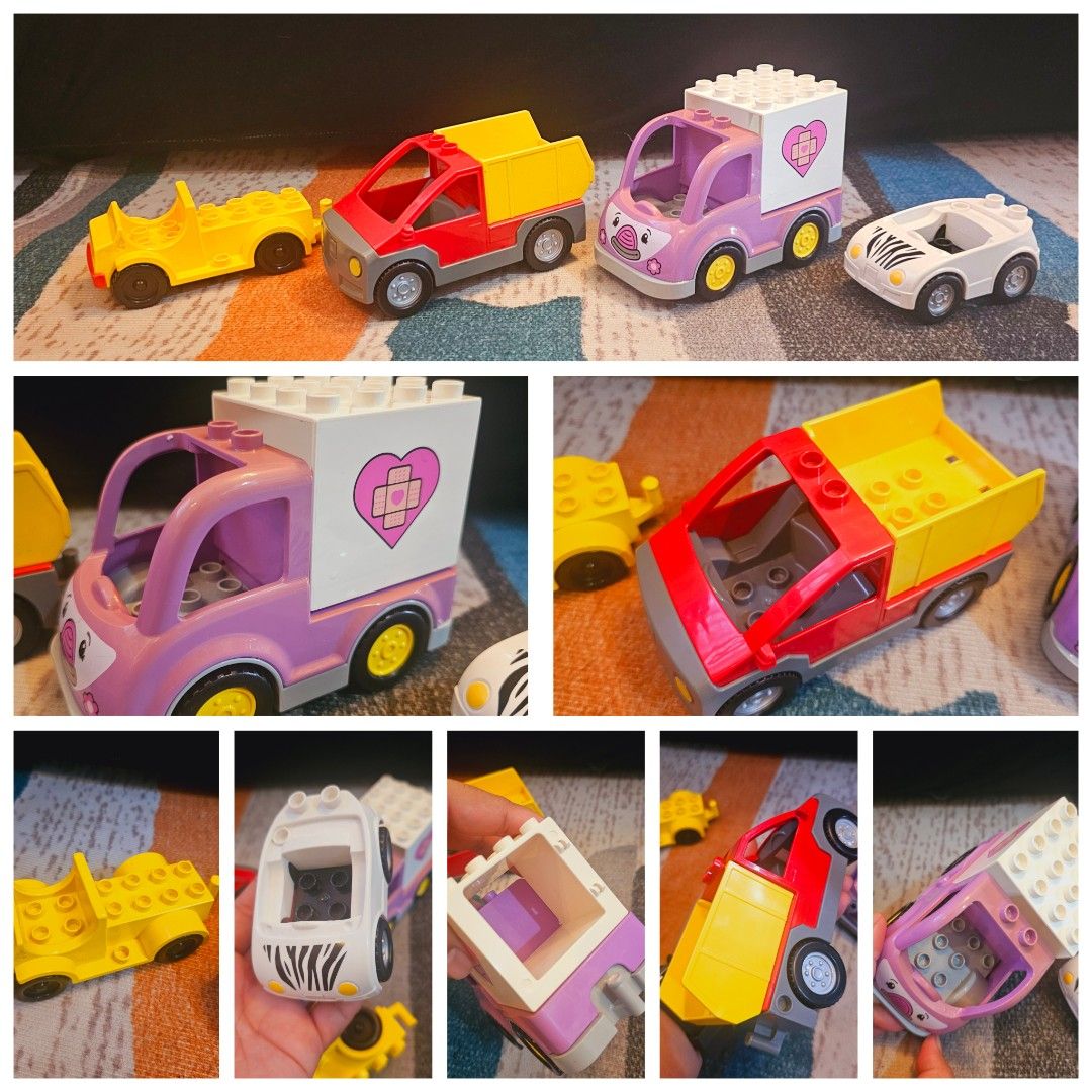 Vintage Lego Duplo Vehicles (Category: Lego & Building Sets) located in Quezon City. Submitted by northernlegends (Listing ID 1322748294, Image 1). Description: Doc McStuffins Car w faded parts Location Commonwealth QC MOP GCash, BDO, BPI MOD Lalamove, JNT, Shapi Checkout EfB Northern Legends Hobby Shop Shapi Northern Legends Hobby Shop Zero 917 159 two 7 1 5 po.