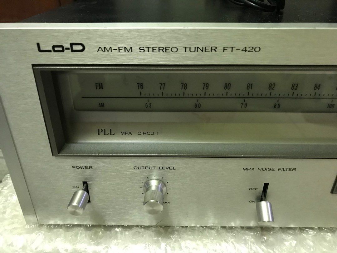VINTAGE LOD / HITACHI TUNER (Category: Other Audio Equipment) located in Manila. Submitted by kring555 (Listing ID 1322842153, Image 1). Description: LOD/HITACHI TUNER FT420 Good condition All Original no repair Need rechanel para marami station AM -5 to 7 station Phil radio FM - 3-4 station Phil radio Size: H5.5”X W17”X D12” Weight: 7kg 100volts Made in JAPAN Pwede etest s bahay THANKS ADMIN .