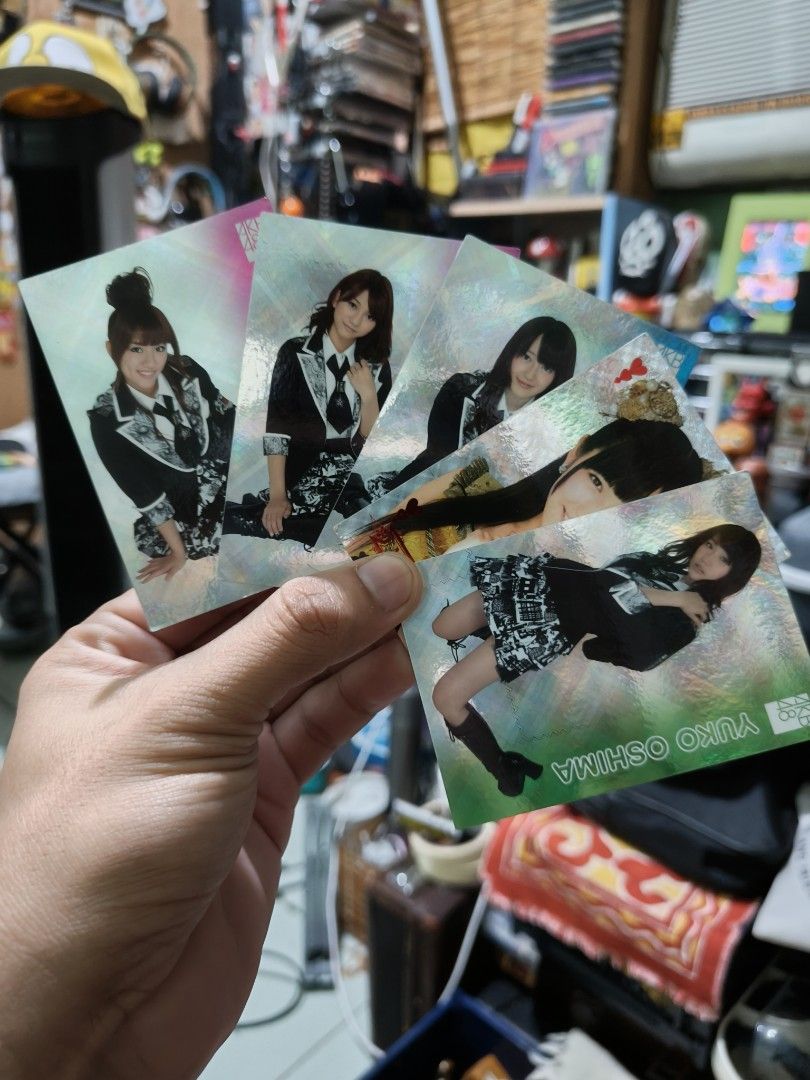 100 pcs AKB48 collectible cards (Category: Raw Singles) located in Quezon City. Submitted by markgolveo (Listing ID 1323045024, Image 3). Description: 100 pcs AKB48 collectible cards.