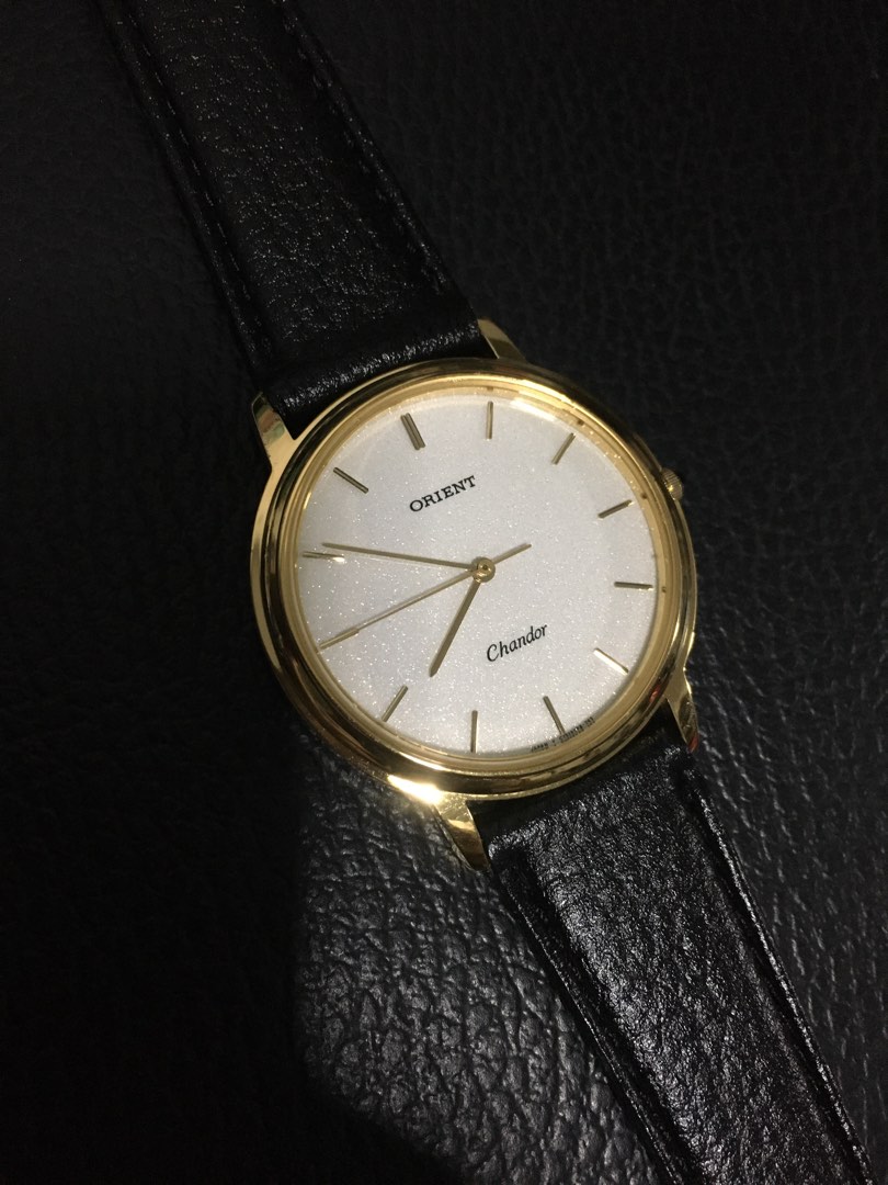 レア・稼働中】ORIENT Chandor クォーツ コンビ 1980年 ORIENT（腕時計 