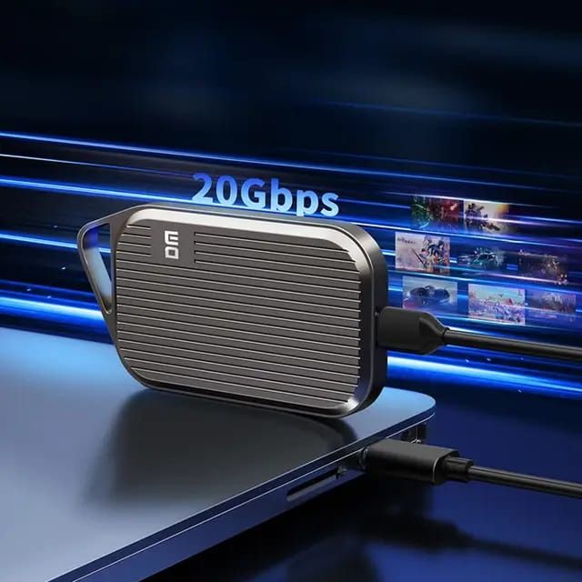 Same day delivery[3 year warranty] 1 TB Portable SSD 2000MB/S High speed USB 3.2 Gen 2 Type C 1TB External hard drive Solid State drive62863110548099114
