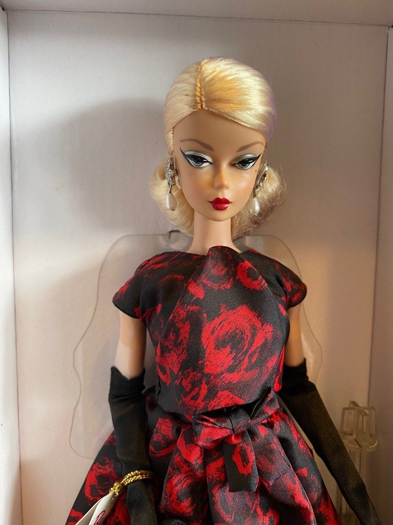 2017 Barbie Silkstone Elegant Rose Cocktail Dress