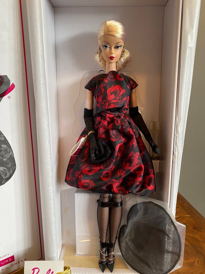 2017 Barbie Silkstone Elegant Rose Cocktail Dress