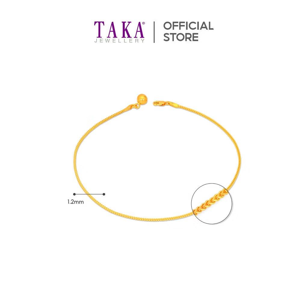 916 Gold Anklet with bell[New], Women's Fashion, Jewelry