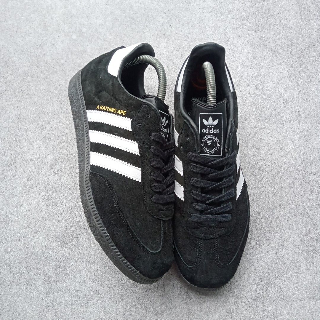 Adidas Samba X A Bathing Ape Fesyen Pria Sepatu Sneakers di Carousell