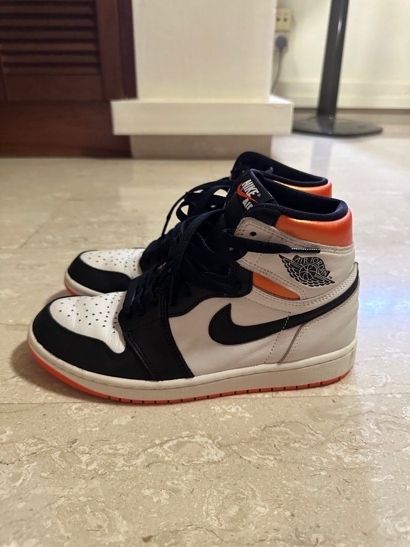 BLACK FRIDAY SALE Nike Air Jordan 1 Retro High Electro Orange Azie US7.5 Men s Fashion Footwear Sneakers on Carousell