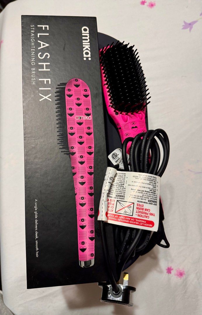 Amika polished perfection straightening brush cheap