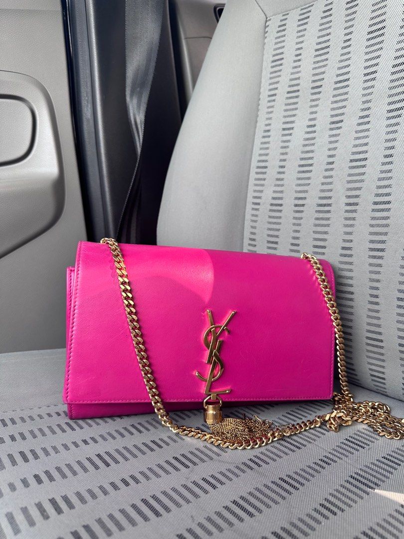 Authentic YSL Kate Medium Bag (Category: Luxury Bags & Wallets) located in Rizal. Submitted by SummerPeaCloset (Listing ID 1322957016, Image 2). Description: Authentic YSL Kate Medium Bag With legit grails certificate and original dustbag .