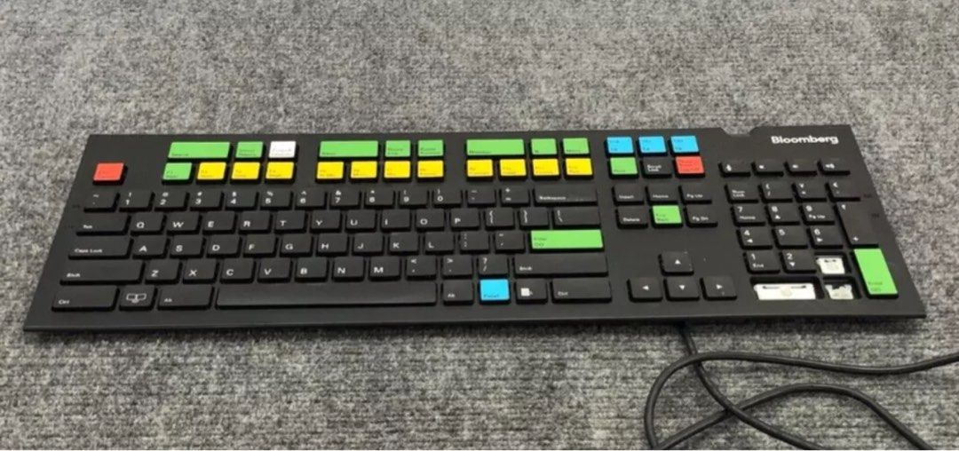 Bloomberg Keyboard STB100 USB Black Wired with Adapter, 電腦＆科技