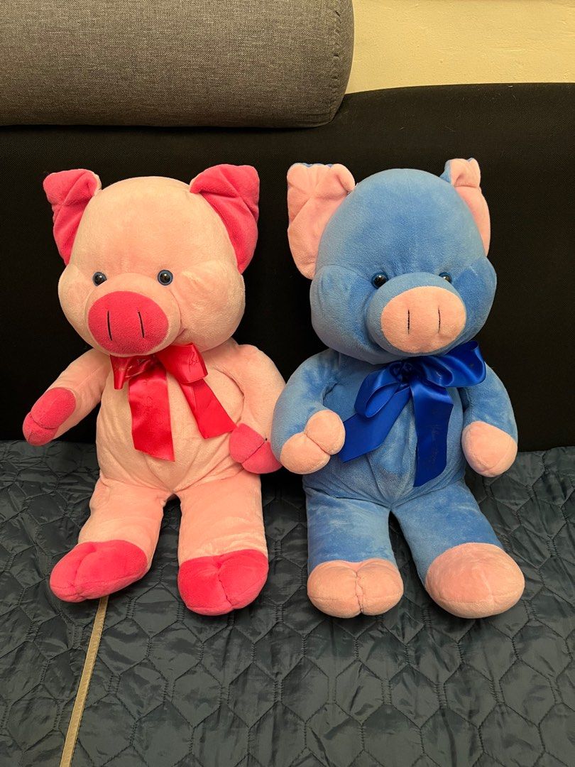 Blue Magic Pig Plushies Set Hobbies Toys Toys Games on Carousell