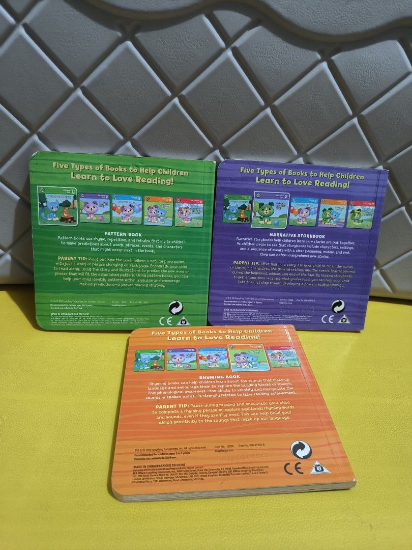 Boardbook bundle - Leap Frog (Category: Children's Books) located in Dasmarinas. Submitted by chscollections (Listing ID 1323074037, Image 2). Description: Bundle price For take all only Obvious flaws are seen in photos Book preview shown in photos 💸 Gcash 🚚 J&T, Lalamove 📌 Dasmarinas, Cavite.