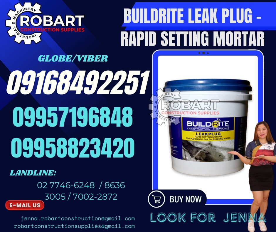 Buildrite Leak Plug - Rapid Setting Mortar, Commercial & Industrial ...