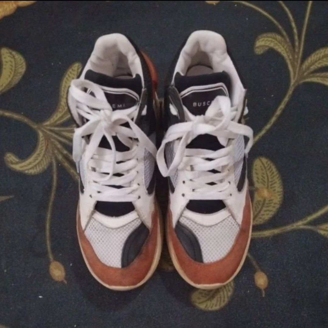 Leather Sneaker Buscemi Cheap BUSCEMI WOMENS VELOCE WHITE TRIO