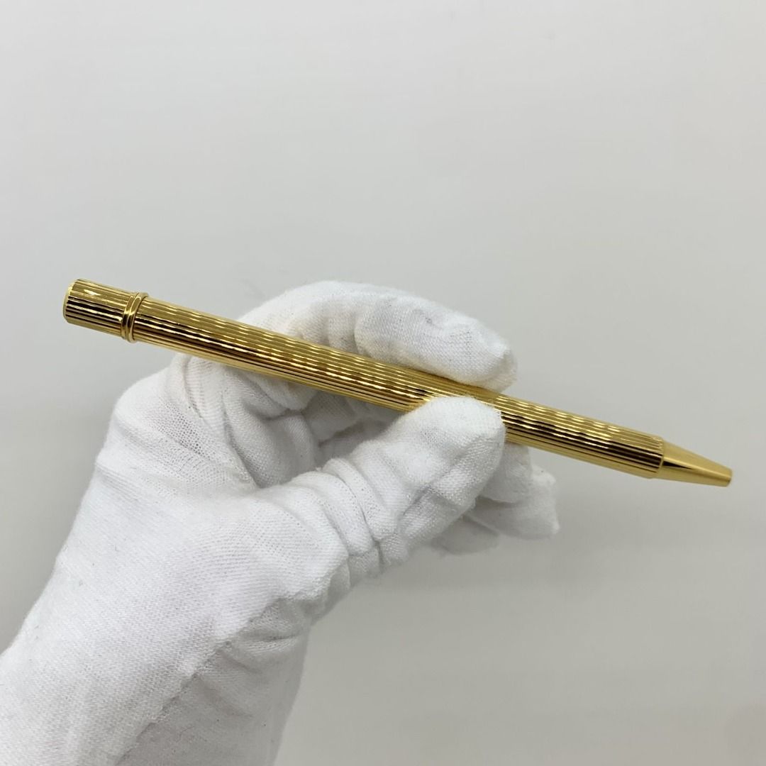 CARTIER GOLD SANTOS BALL PEN 247043177 #, Luxury, Accessories on