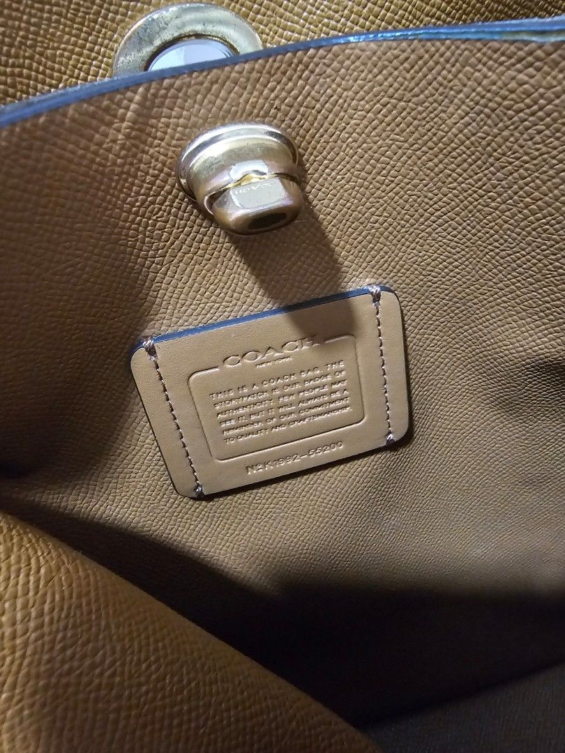 Coach Charlie Bucket Bag Chalk