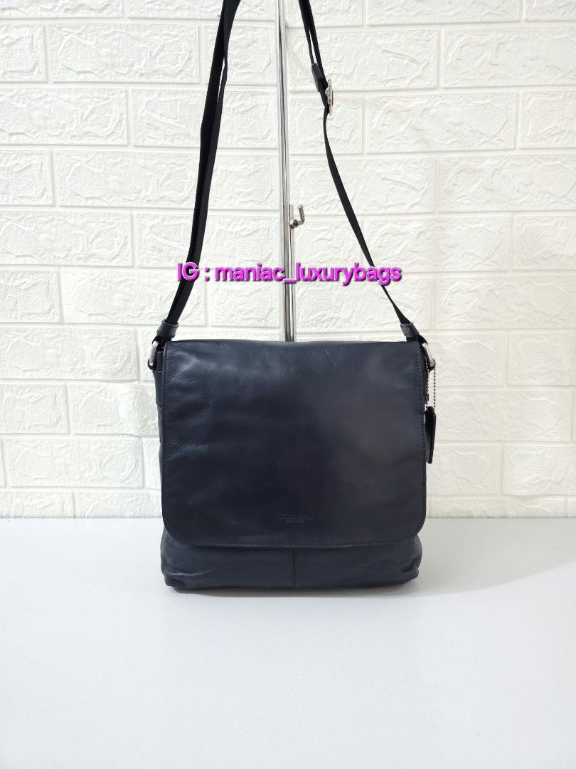 Crossbody COACH *Charles Small Messenger in Signature Crossgrain Leather