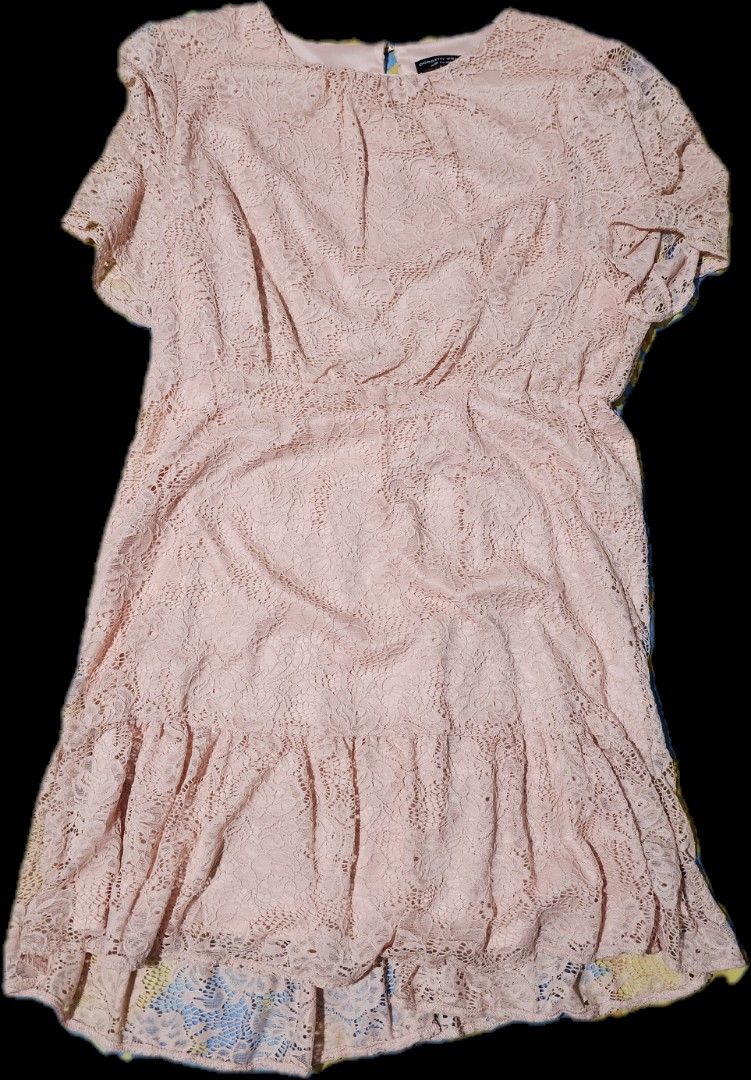 Dorothy perkins pink lace dress discount