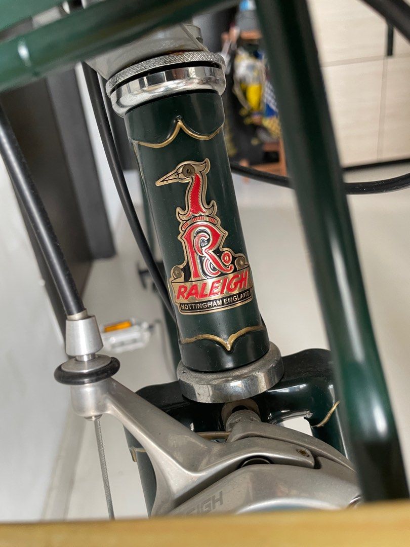 elegant classic Vintage bike Raleigh steel frame