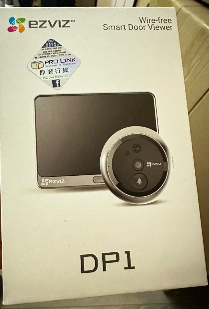 門鐘cam EZVIZ 智能防盜眼防盜攝綠機thinkware, 攝影器材, 攝錄機