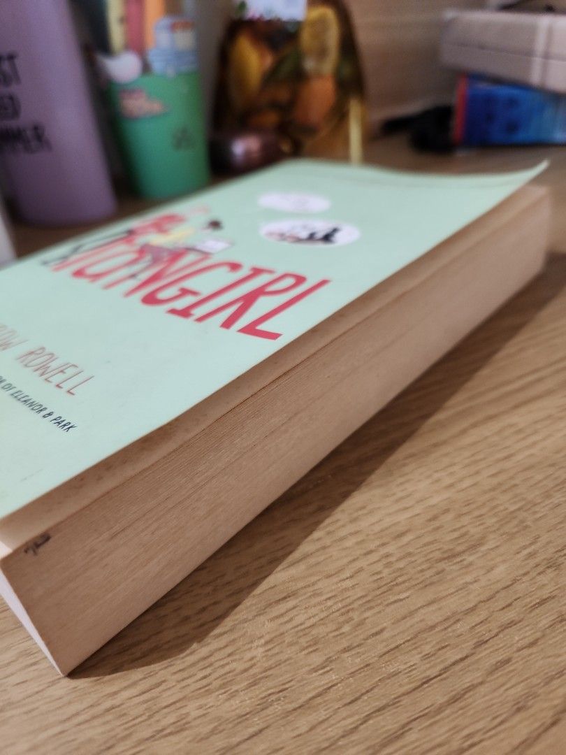 Fangirl by Rainbow Rowell (Category: Storybooks) located in Manila. Submitted by matb_ (Listing ID 1322941932, Image 3). Description: -Paperback -book discoloration - No folds or paper creases -No broken spine.