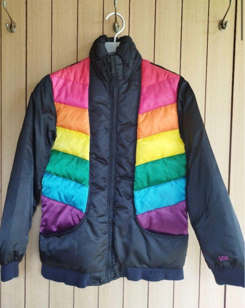 Gap Rainbow Puffy Jacket Kid