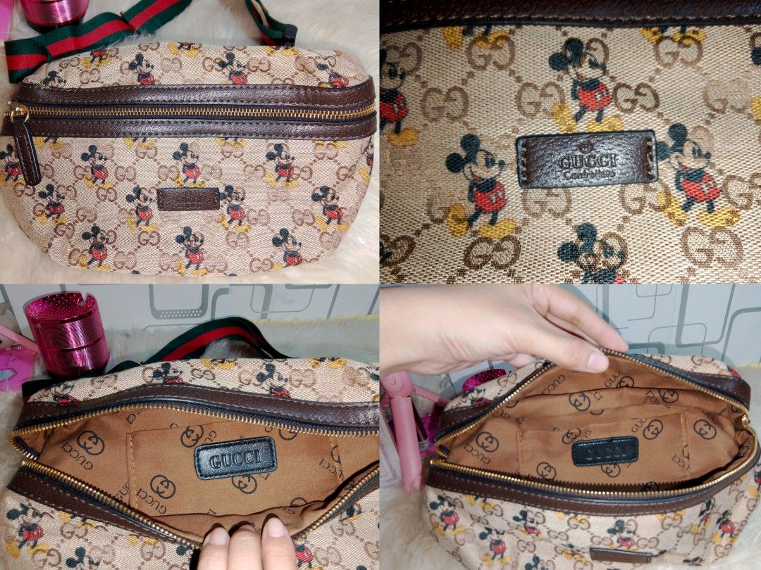 Gucci GG X Mickey Luxury Bags Wallets on Carousell