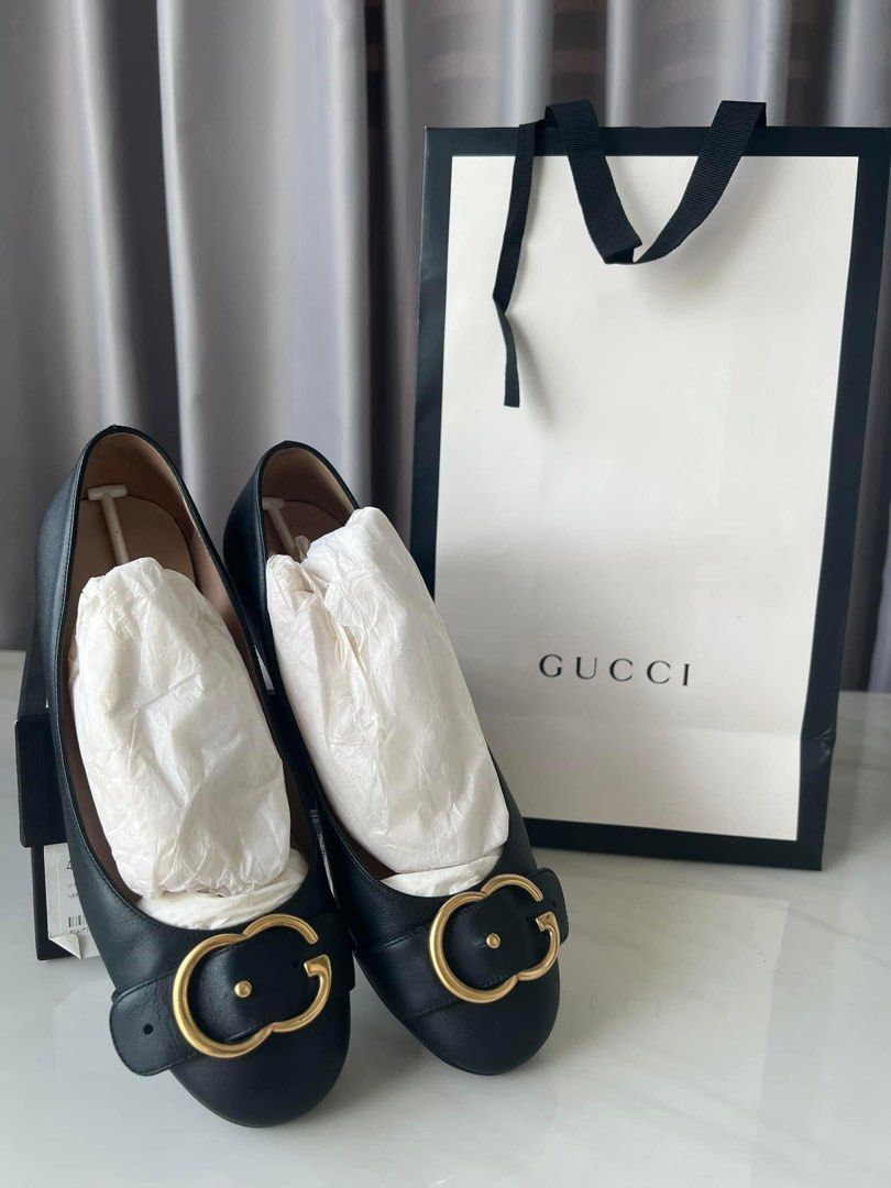 Gucci leather flats Luxury Sneakers Footwear on Carousell