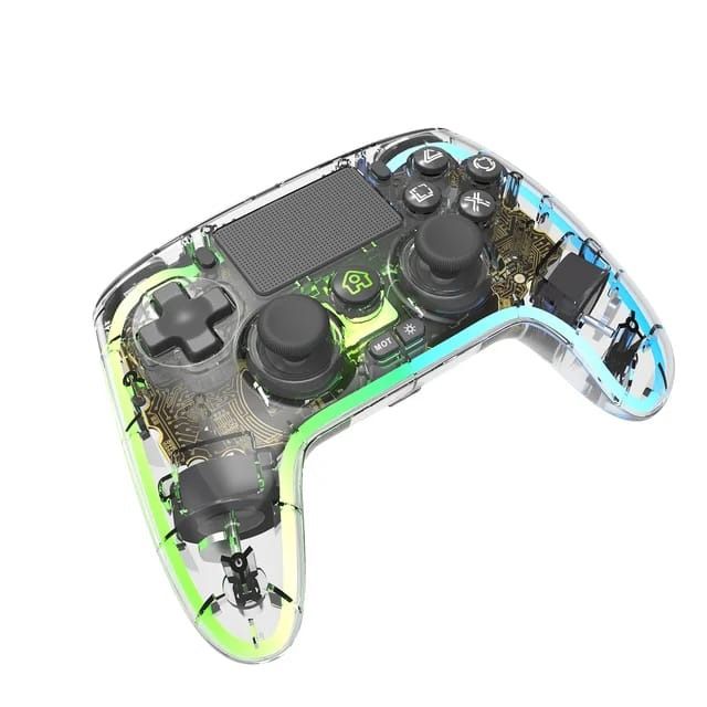 (same day delivery) Hall Rocker and Hall 3D joystick breathing game controller for ps4 games RGB PS4 AND GAME Controller Gamepad TOPWOLF62863085660803113