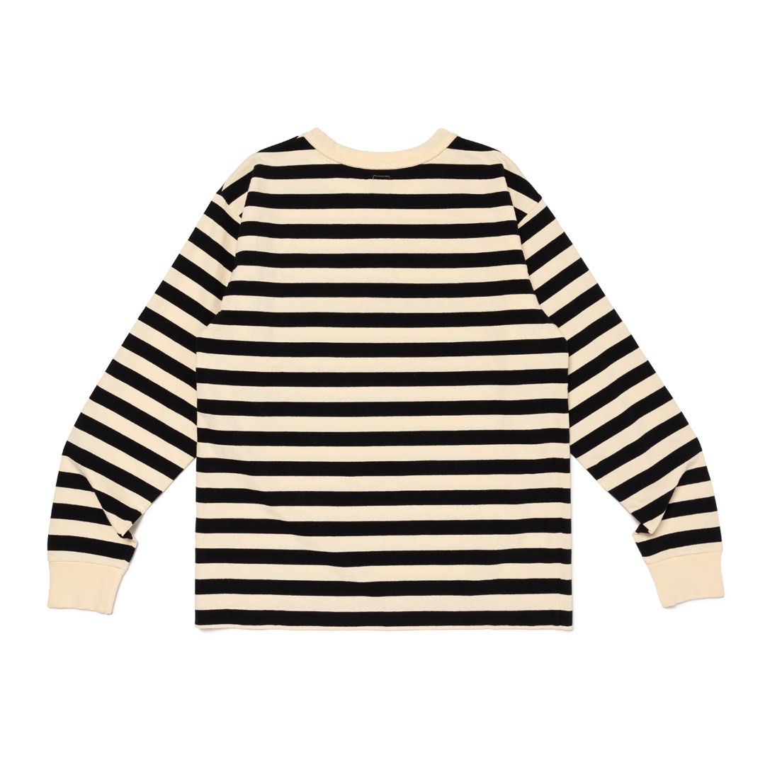 日本直送府上】 Human made STRIPED L/S T-SHIRT Tee S Size Beige, 女 