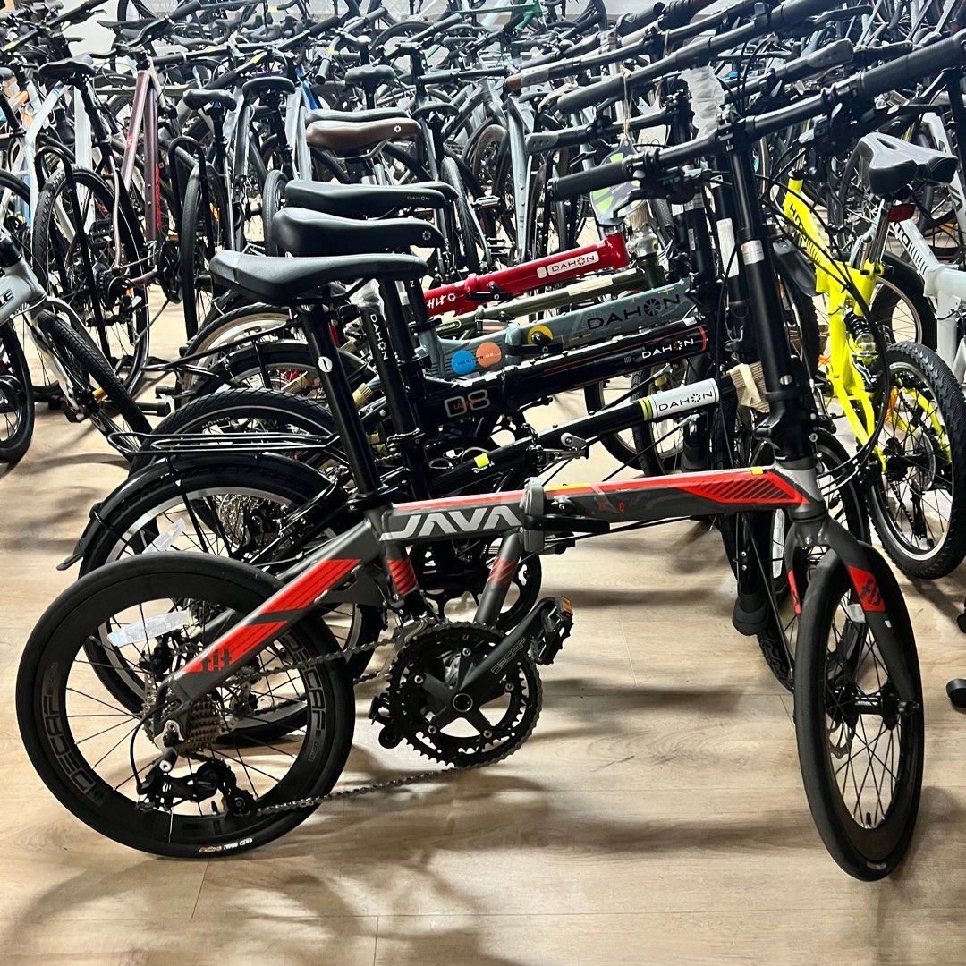 Java fit Foldable Bike 18 speed folding bicycle Sports Equipment Bicycles Parts Bicycles on Carousell