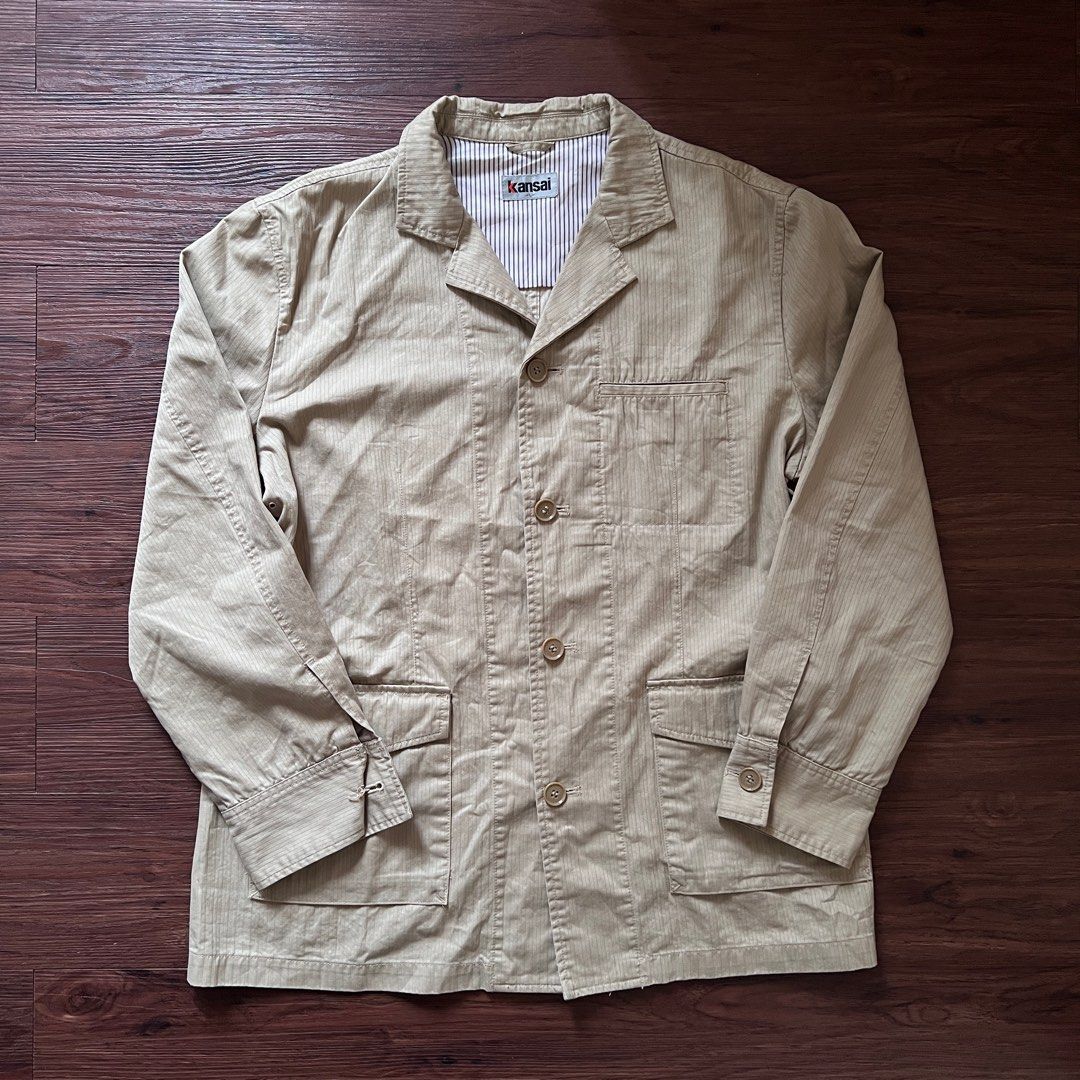 Kansai Yamamoto Tailored Jacket (Category: Coats, Jackets and Outerwear) located in Manila. Submitted by help.dean.to.declutter (Listing ID 1322944546, Image 1). Description: Size L on tag W23 L27 Color rate 9.5/10 Condition 9.5/10 *Message me for more photos. *This piece is still negotiable..