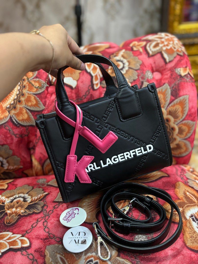 Tas Karl Tote Bag Leather Karl Lagerfeld Handbags Crossbody Bag