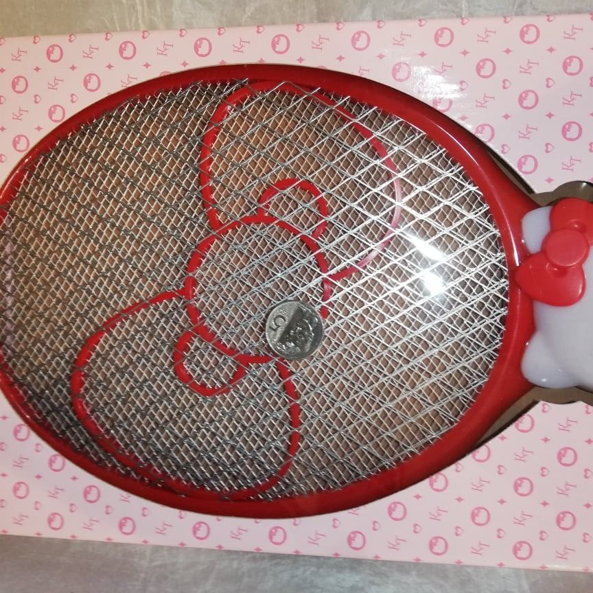 Licensed Sanrio Hello Kitty Electric Mosquito Swatter Fly Insect Killer ...