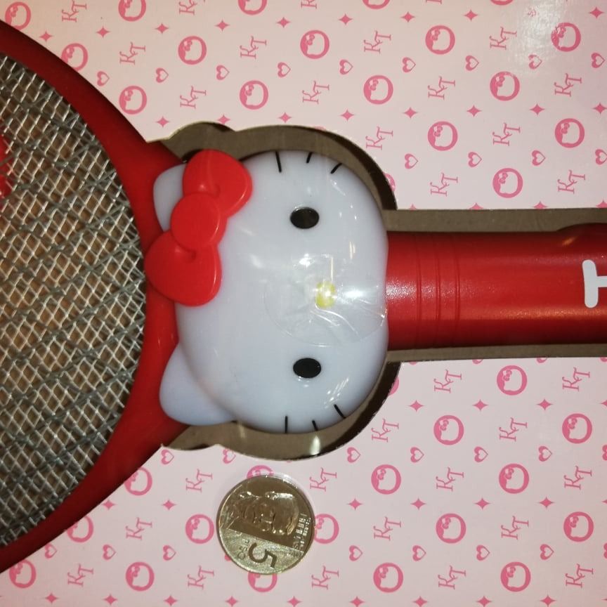 Licensed Sanrio Hello Kitty Electric Mosquito Swatter Fly Insect Killer ...