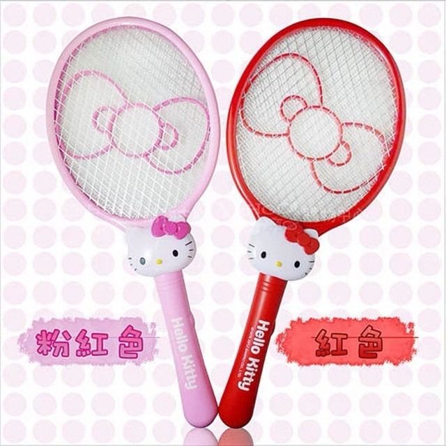 Licensed Sanrio Hello Kitty Electric Mosquito Swatter Fly Insect Killer ...