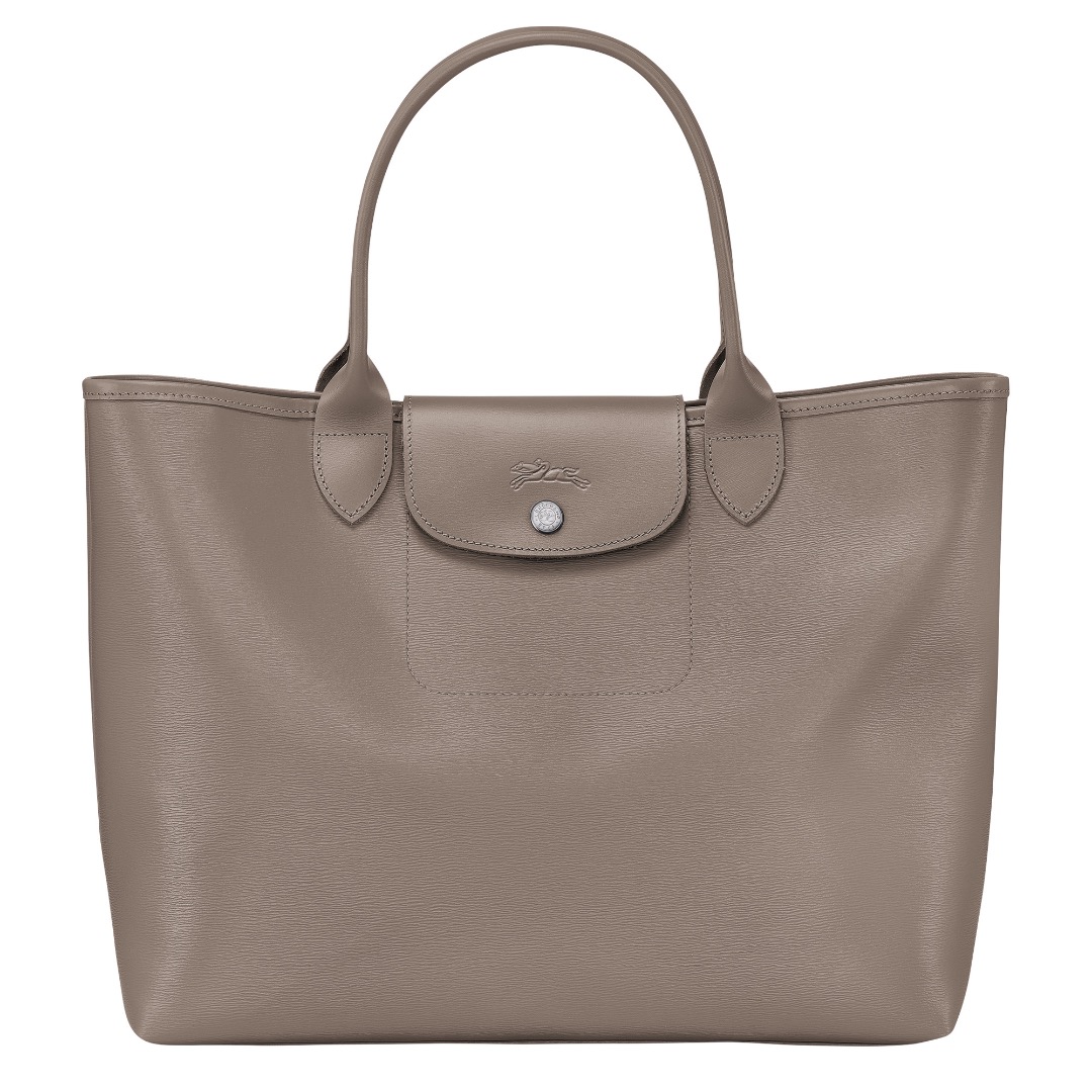 Longchamp Le Pliage City L Tote bag Taupe Women s Fashion Bags Wallets Tote Bags on Carousell