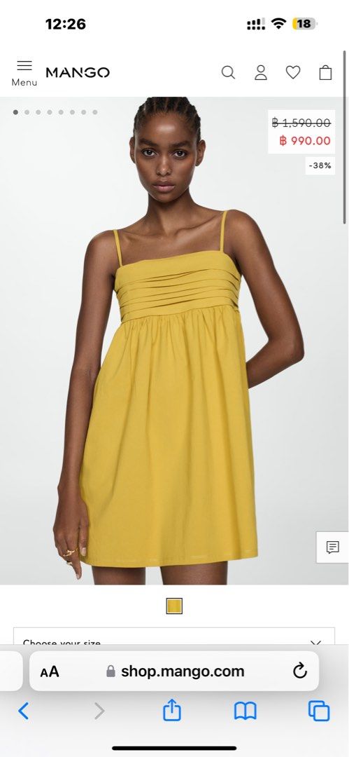 Mango basics dress 2025