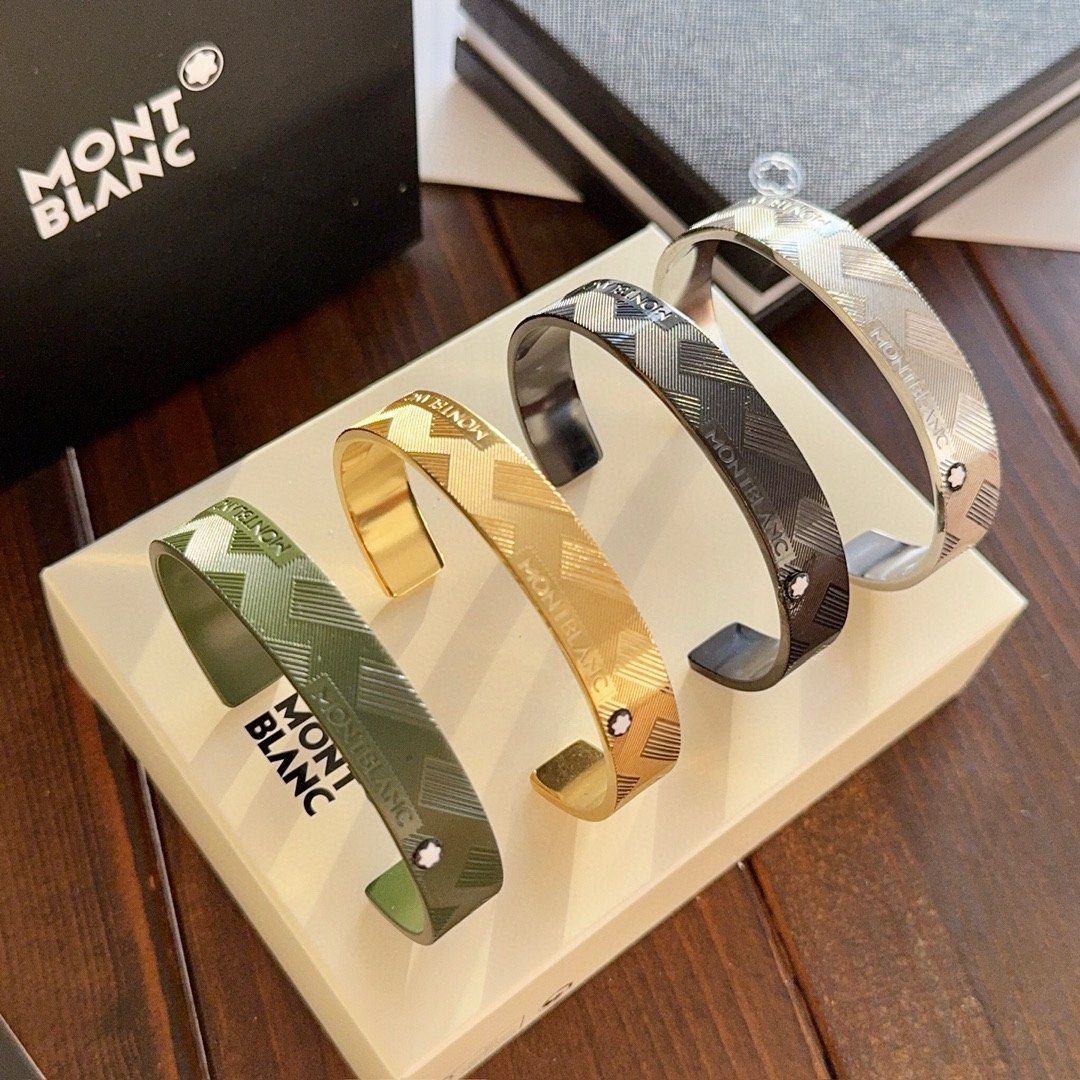 Mont Blanc steel men's braclet accessories, Women's Fashion