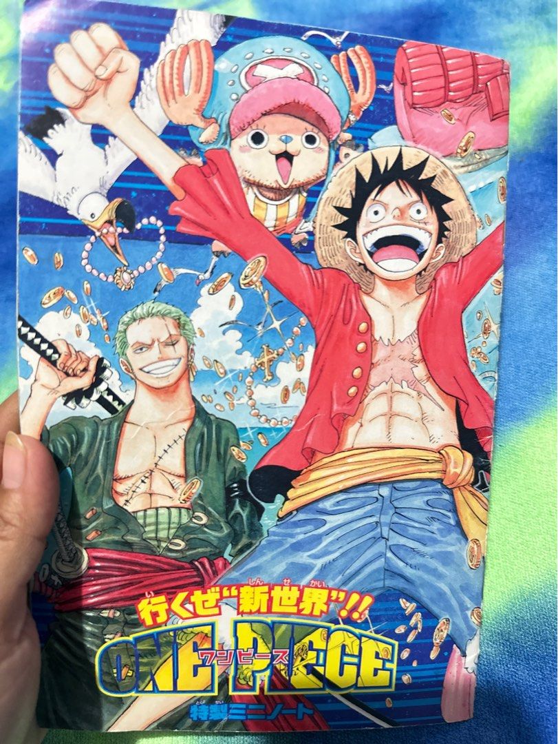 One Piece Luffy & Pirate Crew notebook (Category: Stationery & School Supplies) located in General Santos City (Dadiangas). Submitted by toysville888 (Listing ID 1322922838, Image 1). Description: One Piece Luffy & Pirate Crew notebook may konting flaw sa first page pero walang torn pcs.. dont expect brand new ha pero nice pa ito pang collection lang bawal po maarte .