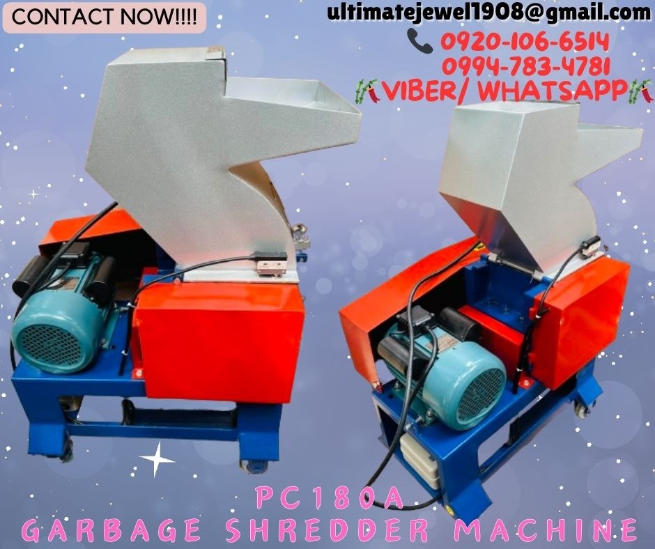 PC180A PLASTIC GARBAGE SHREDDER - BRAND NEW PRE-ORDER MACHINE ...